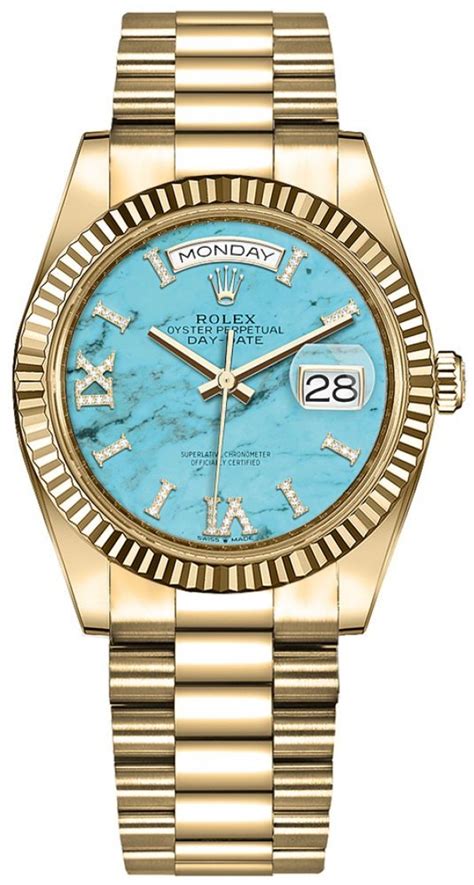 rolex day date turchese|rolex daytime watches.